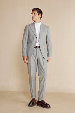 Slim Fit Erkek Ceket - Gri (görsel 7)