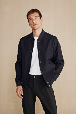 Performans Erkek Bomber Mont - Siyah