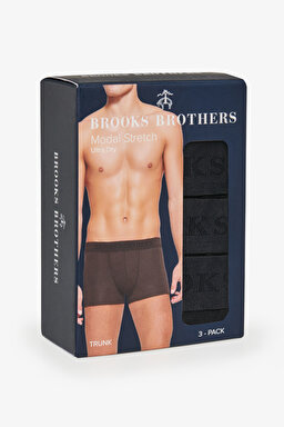 3'lü Paket Modal Trunk Boxer Seti - Siyah (görsel 2)