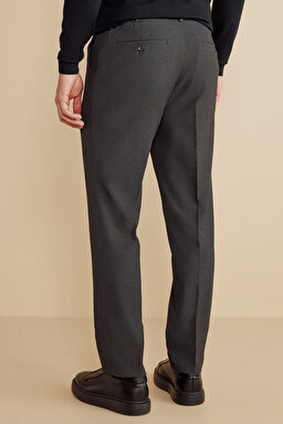 Beli Yandan Lastikli Jogger Pantolon - Antrasit (görsel 4)