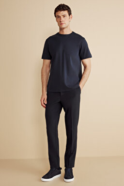 Beli Yandan Lastikli Jogger Pantolon - Lacivert