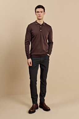 Slim Fit Normal Bel 5 Cepli Performans Pantolon - Antrasit