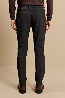 Slim Fit Normal Bel 5 Cepli Performans Pantolon - Antrasit (görsel 5)