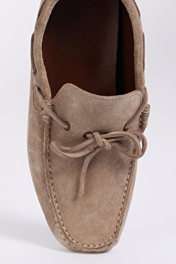 Süet Loafer Ayakkabı - Bej (görsel 3)