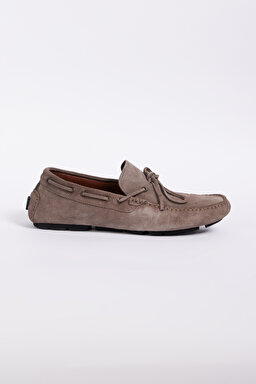 Süet Loafer Ayakkabı - Kahverengi