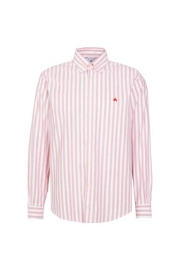 Ütü Gerektirmeyen Regular Fit Geniş Kesim Non-Iron Gömlek - Kırmızı (görsel 7)