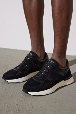 Deri Sneaker - Siyah