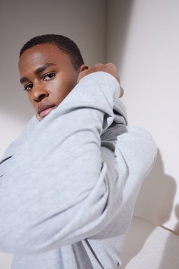 Kapüşonlu Sweatshirt - Gri (görsel 2)