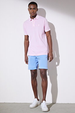 Polo Yaka Tişört - Pembe (görsel 6)