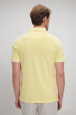 Polo Yaka Tişört - Sarı (görsel 5)