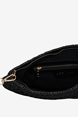 Rafya Clutch - Siyah (görsel 3)