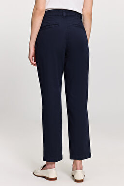 Dikme Logo Detaylı Basic Duble Paça Pantolon - Lacivert (görsel 5)