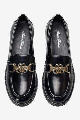 %100 Deri Loafer Ayakkabı - Siyah (görsel 3)