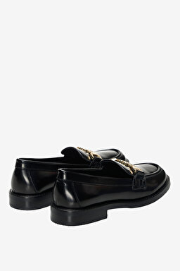 %100 Deri Loafer Ayakkabı - Siyah (görsel 6)