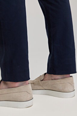 %100 Süet Loafer - Bej (görsel 3)