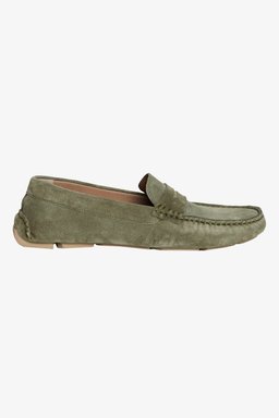 %100 Süet Haki Loafer - Haki (görsel 4)