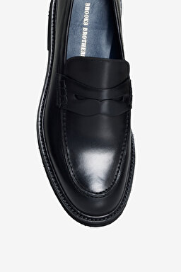 %100 Deri Klasik Loafer - Siyah (görsel 3)