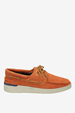 %100 Süet Loafer - Turuncu