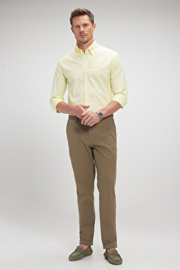 Chino Double Paça Pantolon - Haki