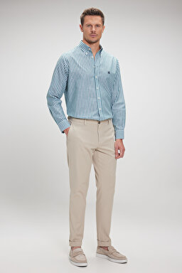Chino Double Paça Pantolon - Bej