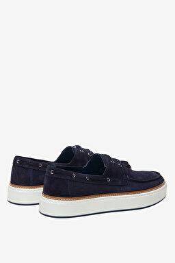 %100 Süet Loafer - Lacivert (görsel 6)