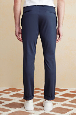 Beli Lastikli Jogger Pantolon - Lacivert (görsel 4)