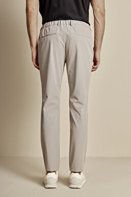 İçten Bağcıklı Slim Fit Jogger Performans Pantolon - Gri (görsel 6)