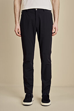 İçten Bağcıklı Slim Fit Jogger Performans Pantolon - Lacivert (görsel 3)