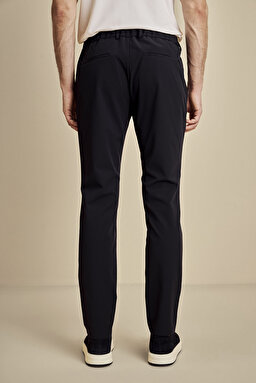 İçten Bağcıklı Slim Fit Jogger Performans Pantolon - Lacivert (görsel 5)