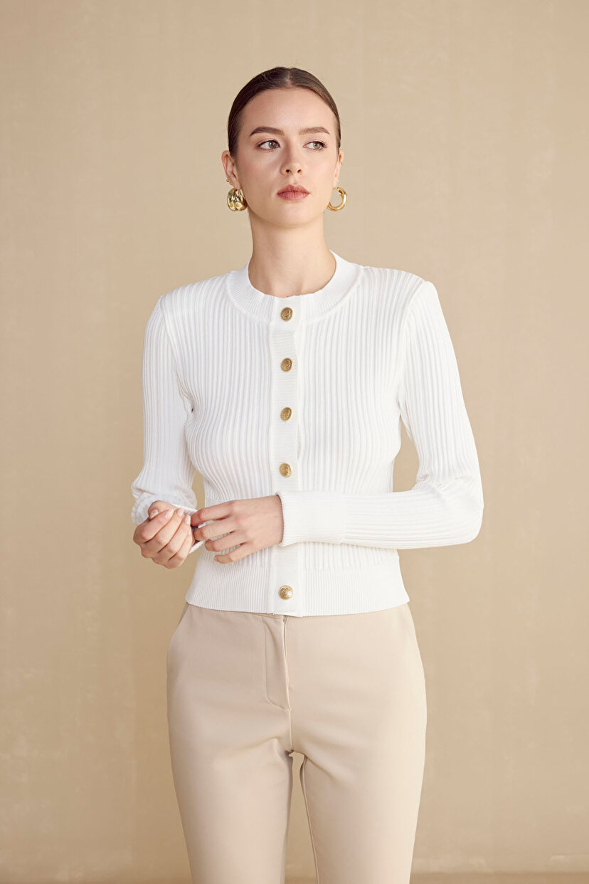 バルバxBEAMS Fニットシャツ カッタウェイ イタリア製 ベージュ L 伸縮 BBFW24FKJ003148_11.jpg